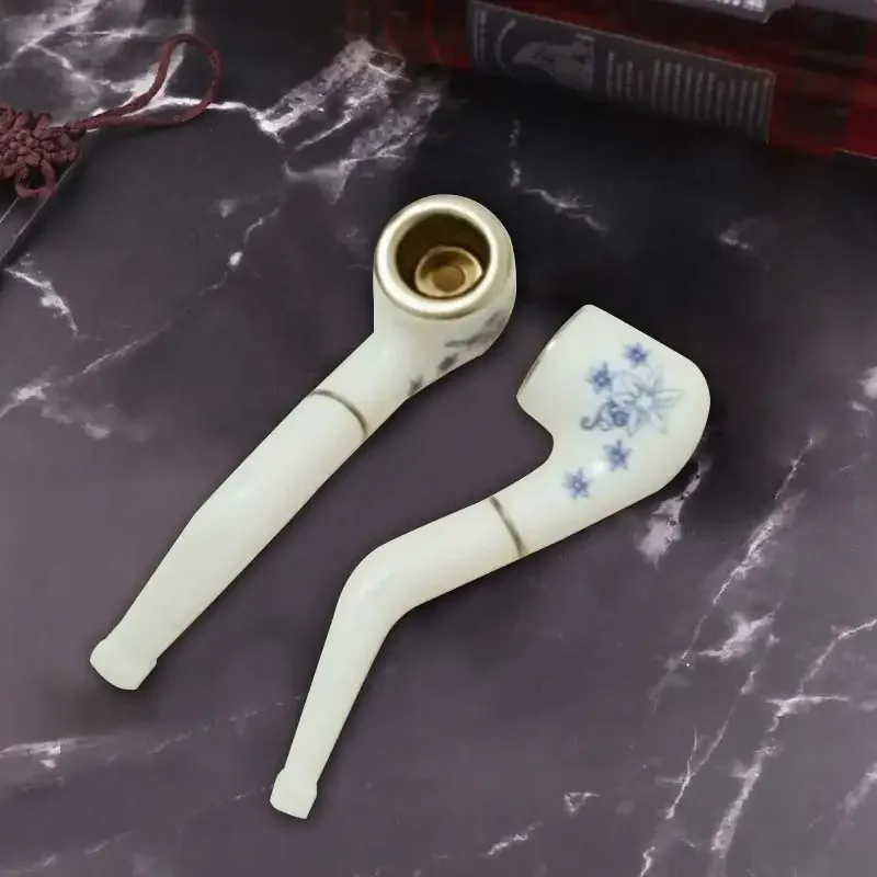 Smoking Pipe Holder Mini Porcelain Food Grade Plastic Portable Pipe Holder Household Cigarette Tobacco