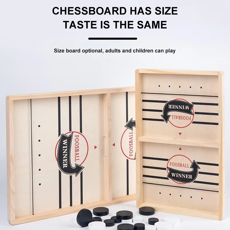 Wooden Billiard Board Game Foosball Winner Games Table Hockey Game Catapult Chess Parent-child Interactive Fun Competitive Toy