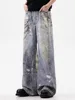 2024 Ropa Y2K Streetwear 3D Graphic Print Baggy Jeans Pants For Men 90S Vintage Clothes Straight Gothic Punk Old Denim Trousers 4