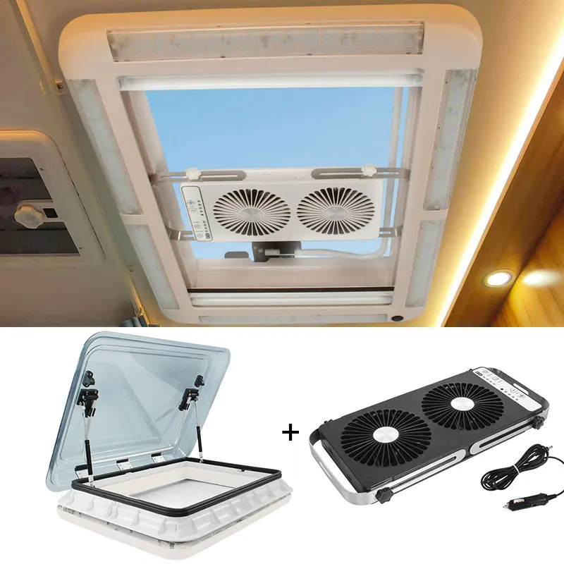 RVSkylight700500mmwithLEDLightAntiYellowingHighQuality