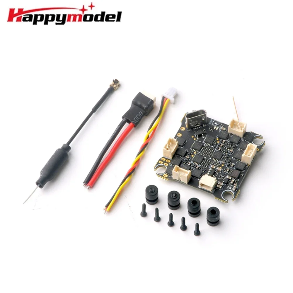 

HappyModel X12 AIO 5in1 OSD Flight Controller 1-2S Built-in BLHELIS 12A ESC OPENVTX 400mW for RC FPV Tinywhoop Toothpick Drone