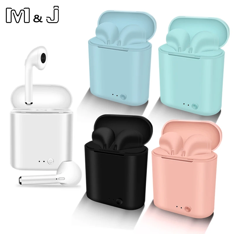 i7s TWS I7 Mini Wireless Bluetooth Earphone Stereo Earbud Headset With Charging Box Mic For iPhone Xiaomi Samsun Smart Phone