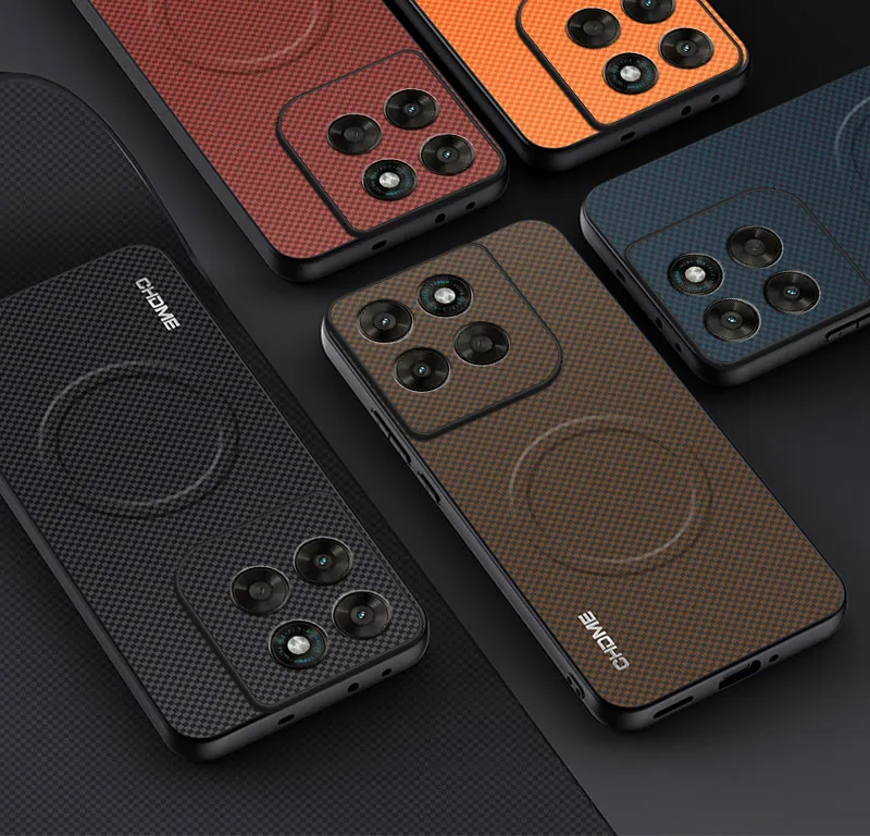 Magnetic Shockproof Anti-Drop Phone Case with Built-in Holder