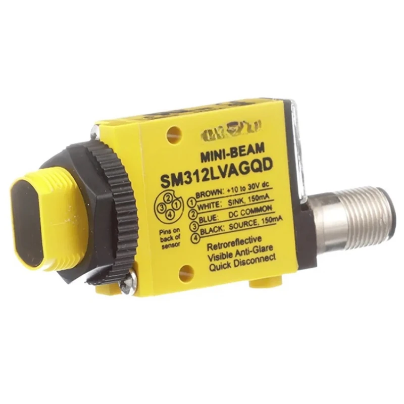 

SM312LVAGQD Photoelectric Sensor Polarized 2m 10 to 30VDC NPN/PNP QD Mini-Beam Series Good Price