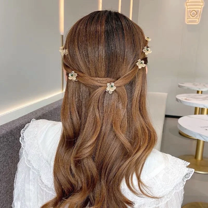 10pcs/set Korean Mini Hair Clip Claw Clamp Elegant Updo Hair Clips