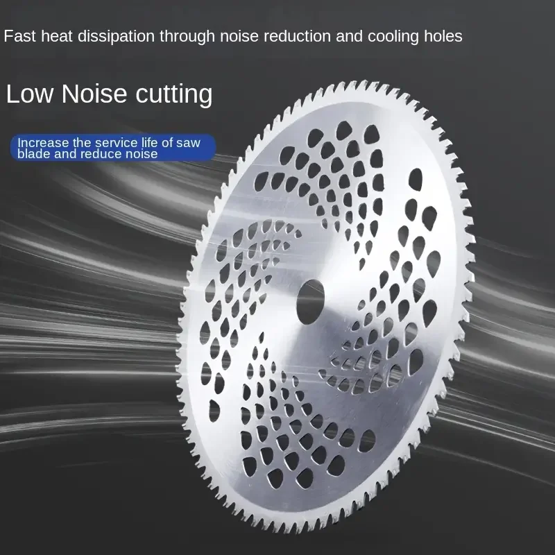 Mower Head 1pc Durable 40/60/80 Teeth Mower Head Blade Wood Mower Disc Fixed Four-Piece Set Lawn Mower Garden Weed Parts