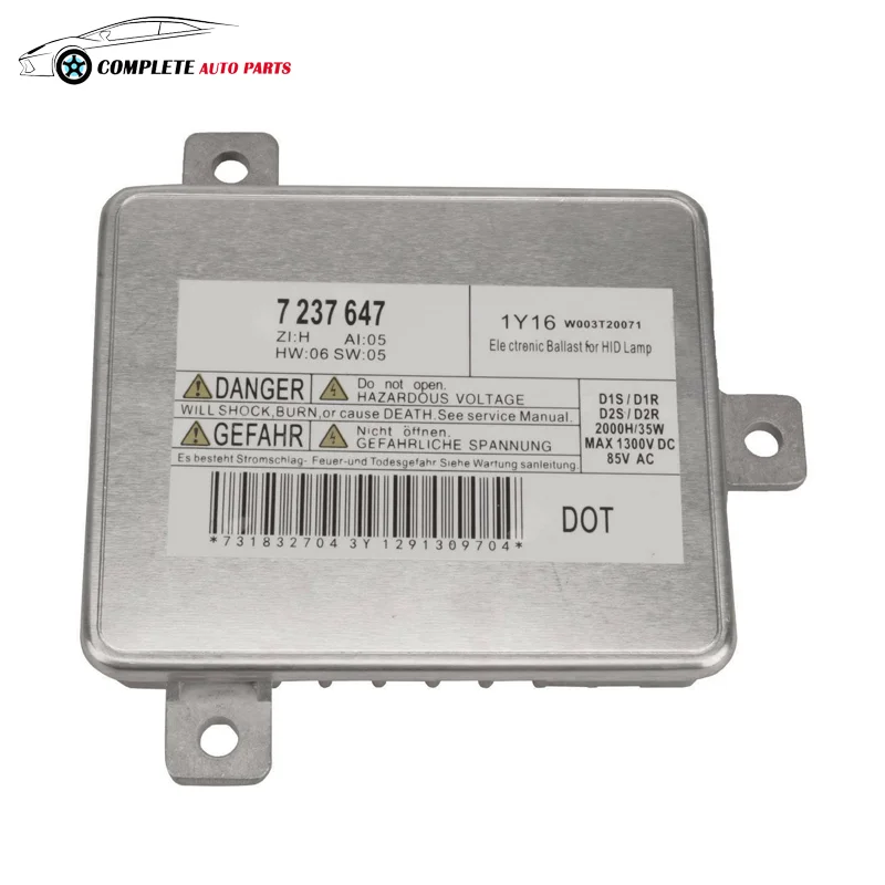 Xenon HID Headlight Ballast 7237647 Fit BMW 1 3 Series E84 E90 528i E90