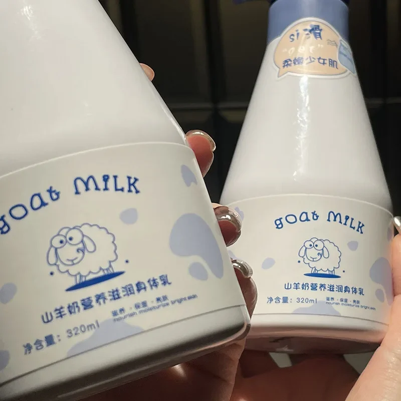Goat Milk Body Milk Nourishes Exfoliating, Dried Skin, Lingering Fragrance and Lasting Autumn and Winter Moisturizing Body Milk 4