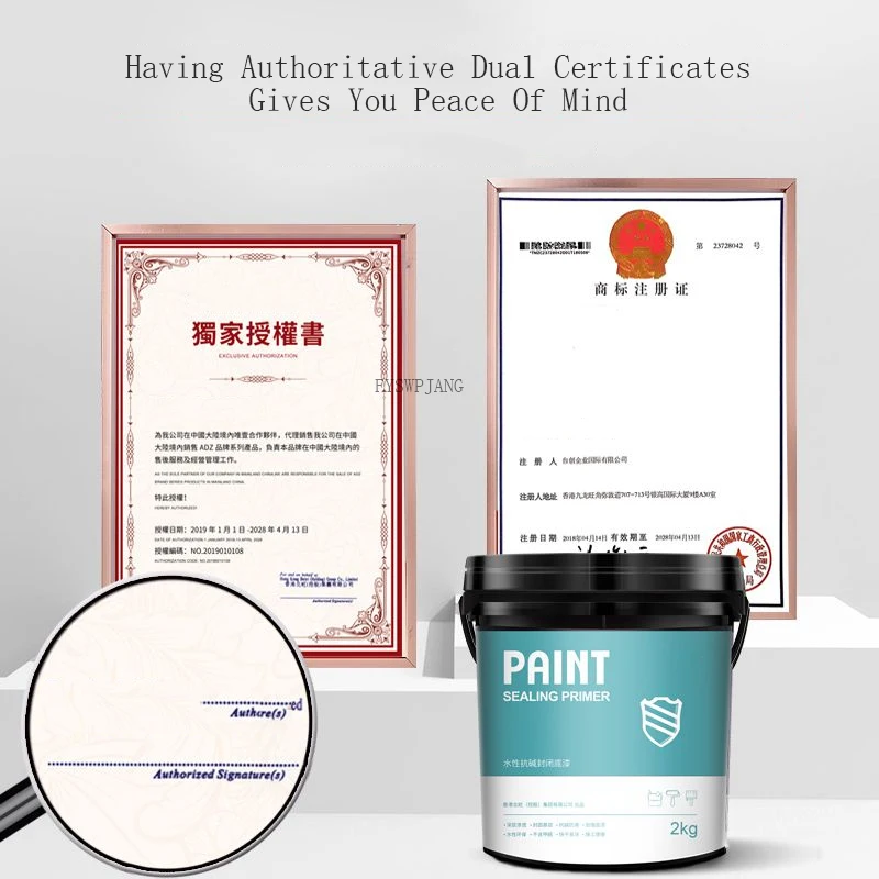 Sealing Primer Transparent Water-Based Sealer Reinforced Topcoat Alkali-Resistant Moisture-Proof Penetrating Primer Base Paint