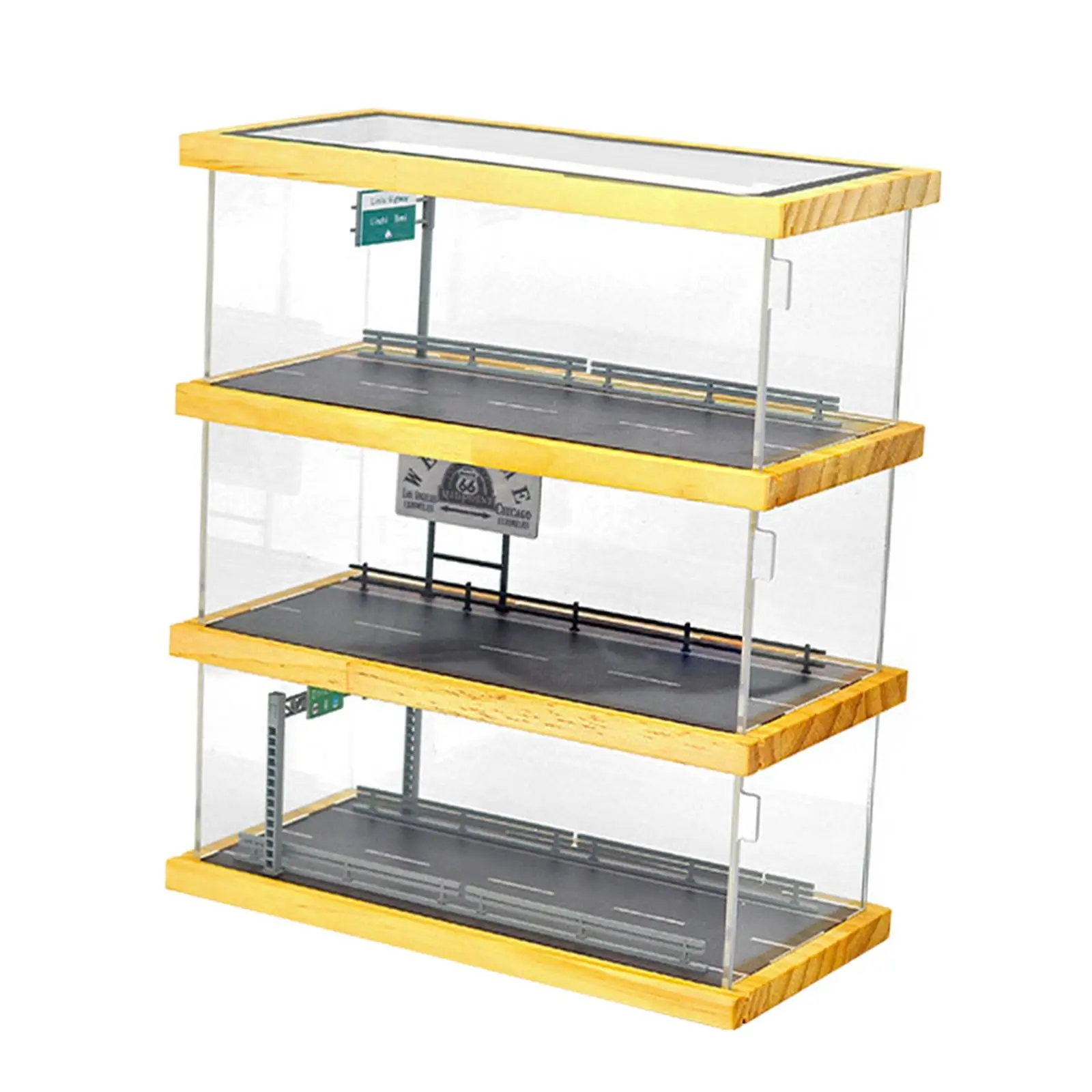 

1/64 3 Tier Parking Display Case Collections for Vehicle Model Home Tabletop
