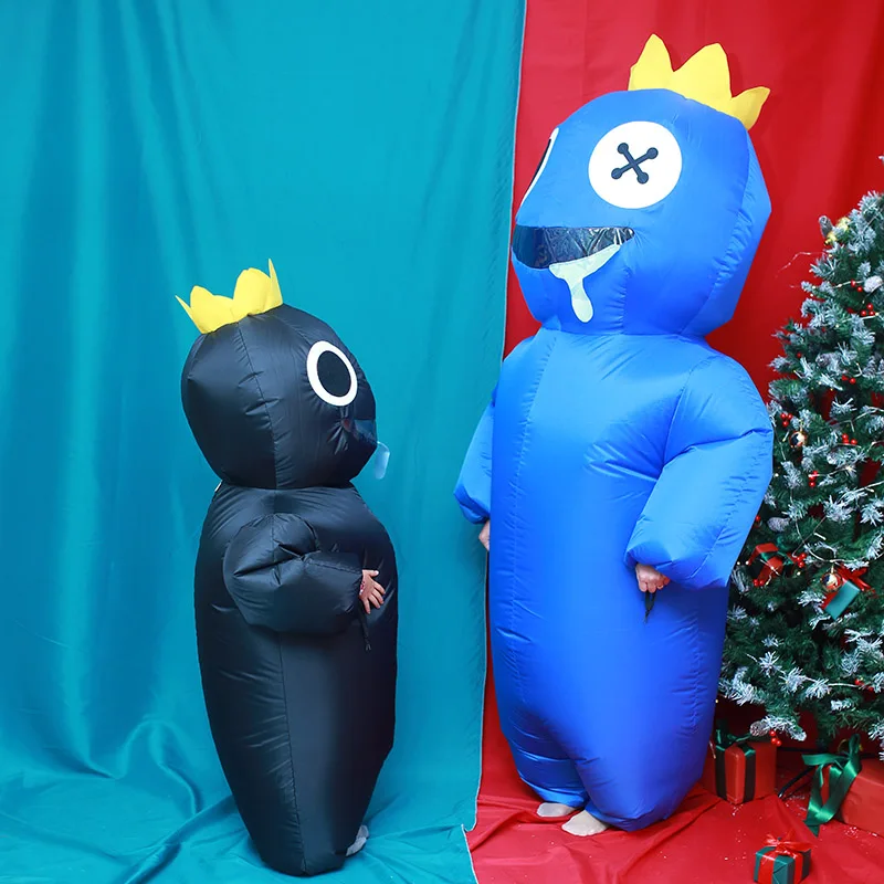 Rainbow Friends Inflatable Costume Kids Girl Men Adult Boy Women Toy  Halloween Christmas Gift Blue Red Disfraz Inflable Cosplay
