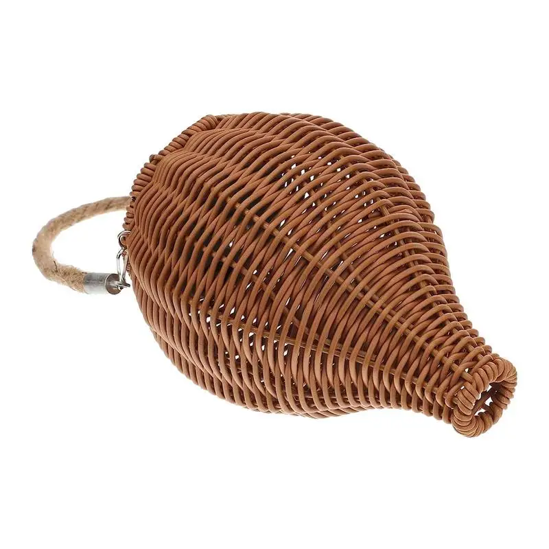 

Solar Rattan Lamp Creative Waterproof Garden Solar Light Solar Camping Landscape Lights Rust-resistant Large Rattan Lantern With
