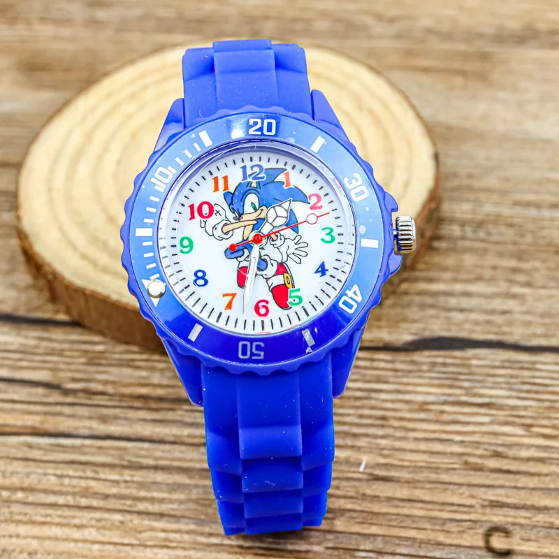 thumbnail image 1 of Reloj de silicona con dibujos animados para niños, reloj electrónico de cuarzo para estudiantes, regalo de Navidad, 1 of 4