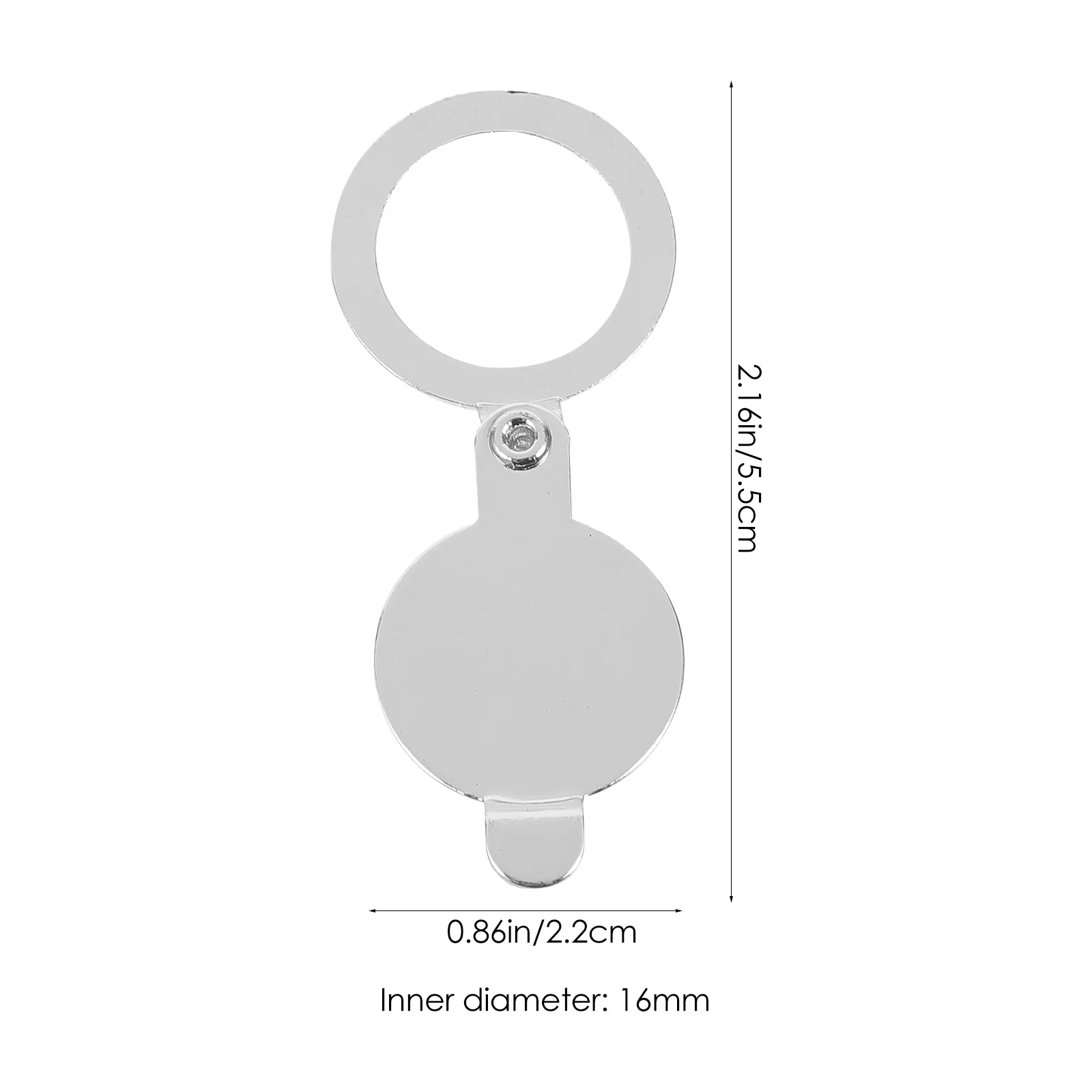 4 Pcs Door Mirror Protection Film Eye Viewer Cover Privacy Hole Peephole Only Plate An Fittings Office Accessories