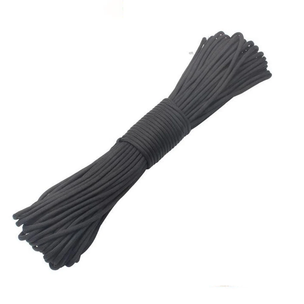 Dia.4mm 7 stand Cores Paracord, Tent Rope Parachute Cord Outdoor Survival Rope for Survival Parachute Cord Camping Climbing