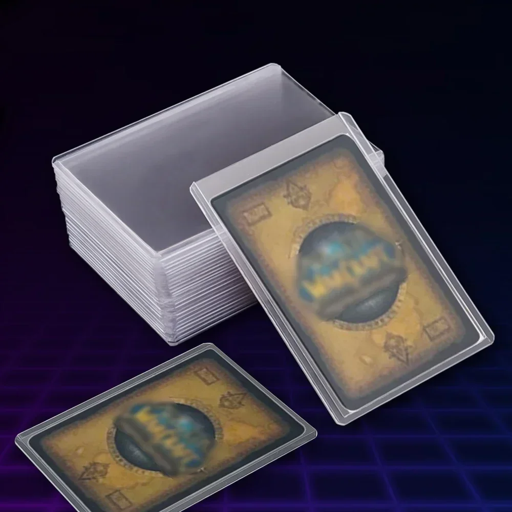 35PT Transparent Card Sleeves PVC Hard Plastic Game Cards Holder Cover 25/20/1Pack For Collectible Trading Cards