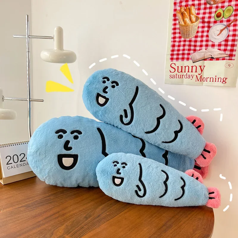 NewFunPersonalityCuteCartoonSaltedFishStickPlushDollMassage