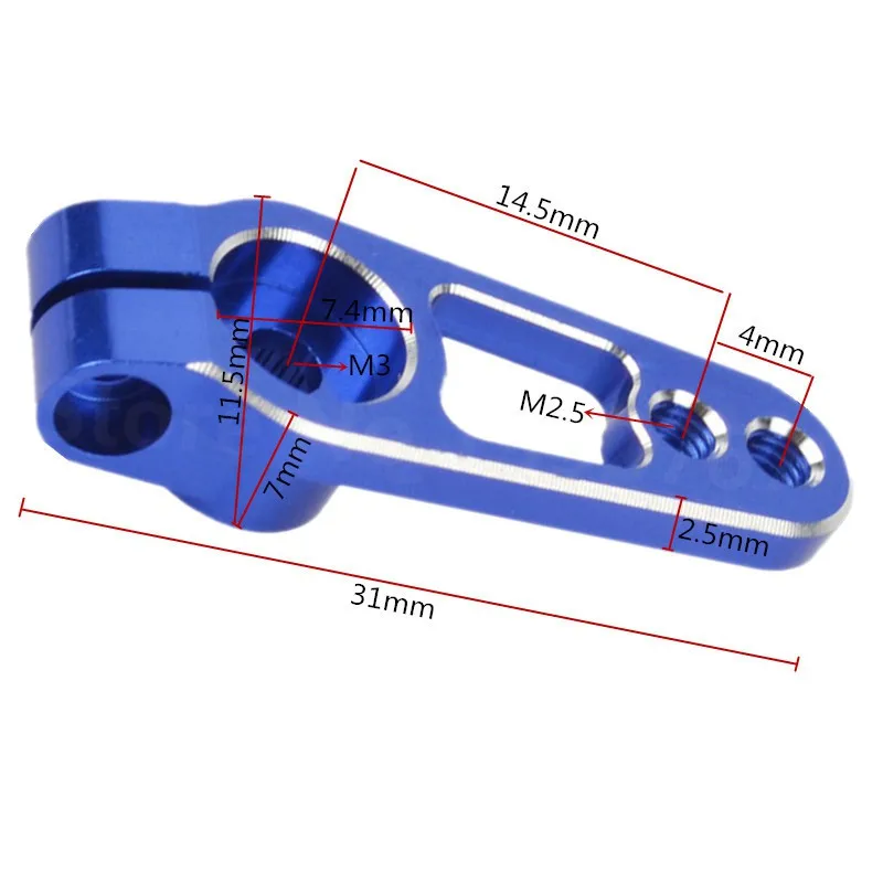 DSPOWER 23T 25T M3 Upgraded Metal Aluminum Threads RC Servo
