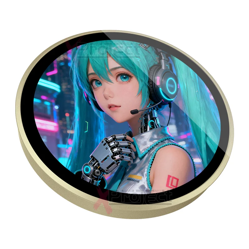 Electronic Anime E-Badge HD Video Image Display Fan Anime Merchandise Clothing Decorations Animetion BADGE for Birthday Gifts