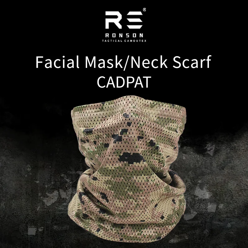 CADPAT MT Camouflage pour masque facial tactique été masque d'équitation en plein air visage Protection solaire foulard coupe-vent foulard