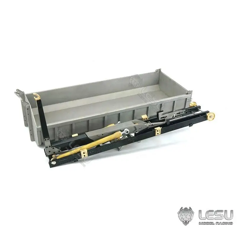 

1/14 Truck remote control model toy LESU ro-ro metal bucket hydraulic set ro-ro full unloading modification