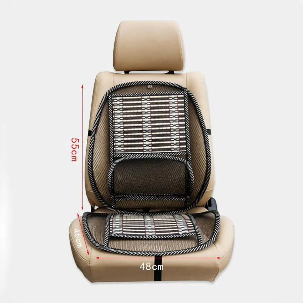 Car Seat Cushion Car Cushion Summer Lumbar Cushion General Massage Breathable Steel Wire Cooling Pad