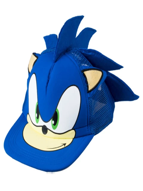 New Sonic Hat 2022 Brand Four Seasons Blue Stereo Cool Boys Girls Hats Children's Baseball Caps 52-56CM Hot Sale Decoration 1