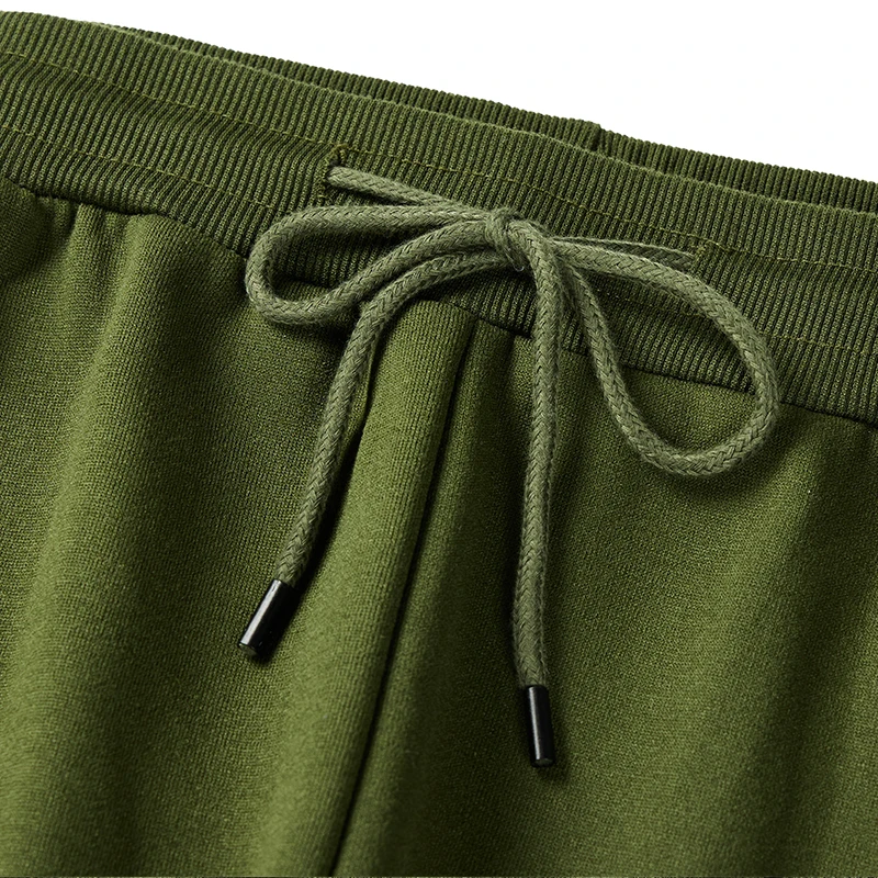 Für Herren Active Workout Athletic Fleece Jogger Jogginghose mit Reißverschlusstasche und Kordelzug – Detail 2