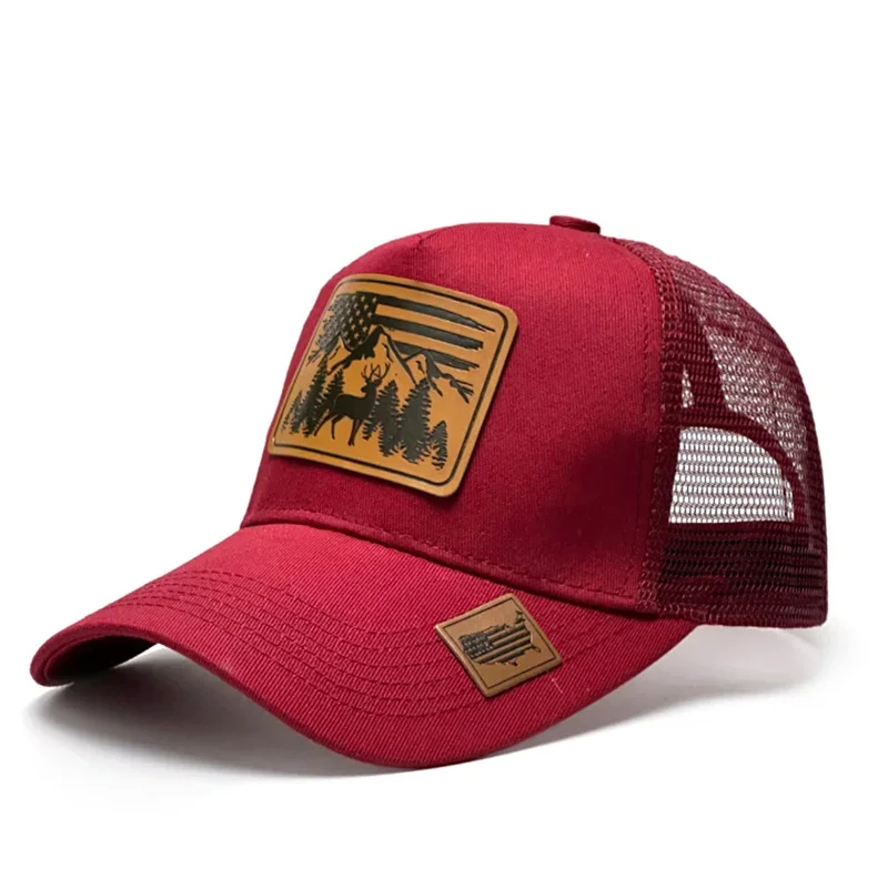 Fashion Leathers Baseball Caps for Women Men Female Male Sport Visors Snapback Cap Sun Hat Gorras Hombre Designer Trucker Hat 2