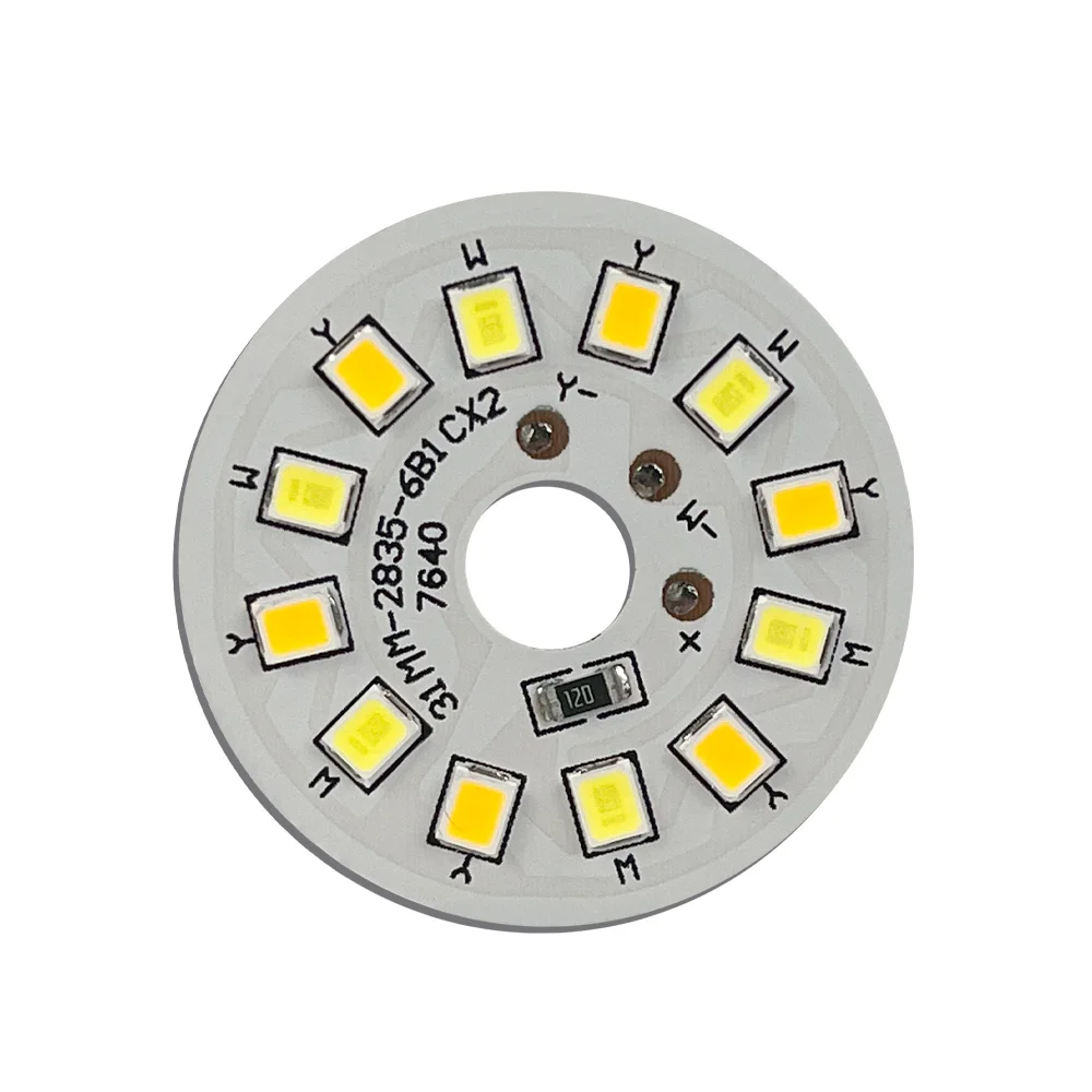 5V 램프 구슬 LED 광원 보드 3W 흰색 따뜻한 2 색 5V 라이트 보드 너도밤 나무 단단한 나무 저전압 라이트 보드