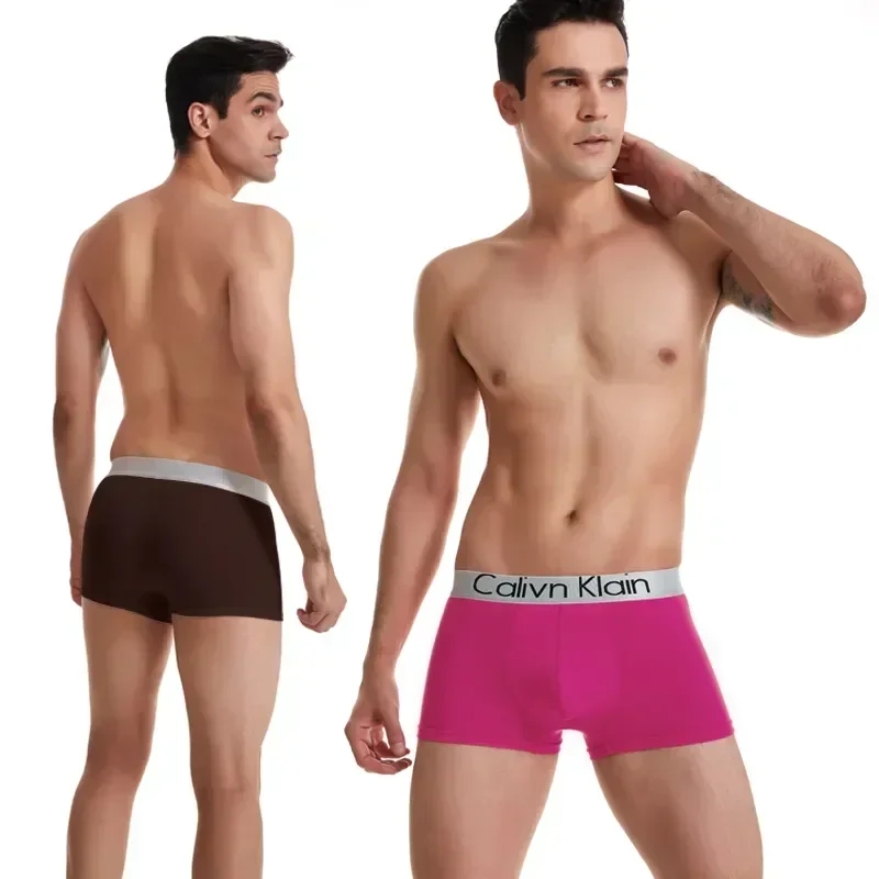 Letter Flexible Male Men Underwear Breathable Boxer Man 5pcs/lot Printing Mens Panties Sexy Shorts Underpants Boxershorts