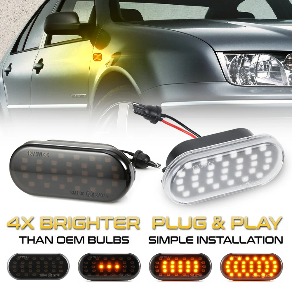 SEAT CORDOBA LEON TOLEDO LED SIDE INDICATORS LIGHT LAMP REPEATERS