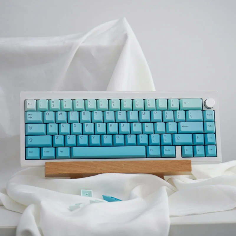 lateral gravado, Keycaps PBT de 125 teclas, sublimação DYE, perfil cereja