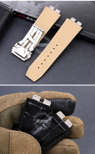 DBLACK ''HLS-OPN1'' 25MM Leather Watch Strap // Compatible With ''HUBLOT''  Watches Only - Without Tools