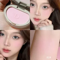 Girl Blush Peach Milk Pink Cream Makeup Rouge Palette Cheek Contour Powder Cosmetics Blusher Cream Makeup Rouge Cheek Tint Blush 2