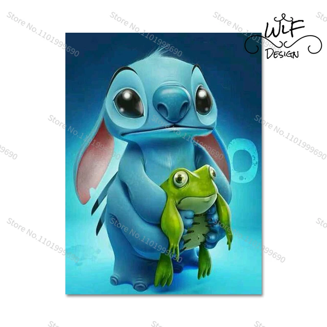 Lilo & Stitch Decoração Moderna Disney Cartaz De Parede Dos Desenhos  Animados Ponto Pintura Da Lona Decoração Do Quarto Imprimir Presente Claro  Arte Colecionável - AliExpress