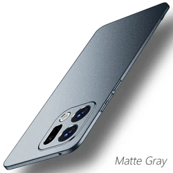 Luxury Ultra Slim Lightweight Matte Shockproof Case Cover for Find X9 (Matte Gray)