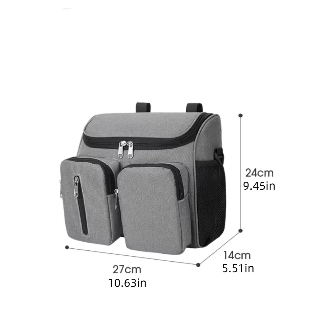 Waterproof Mommy Shoulder Bag Oxford Cloth Multi-Pocket Stroller Storage Hanging Bag Large Capacity Multifunctional