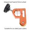 M6CF T Shaped Push Cutter with 22mm Large Wheel for Accurate Cutting Breaker Window 6