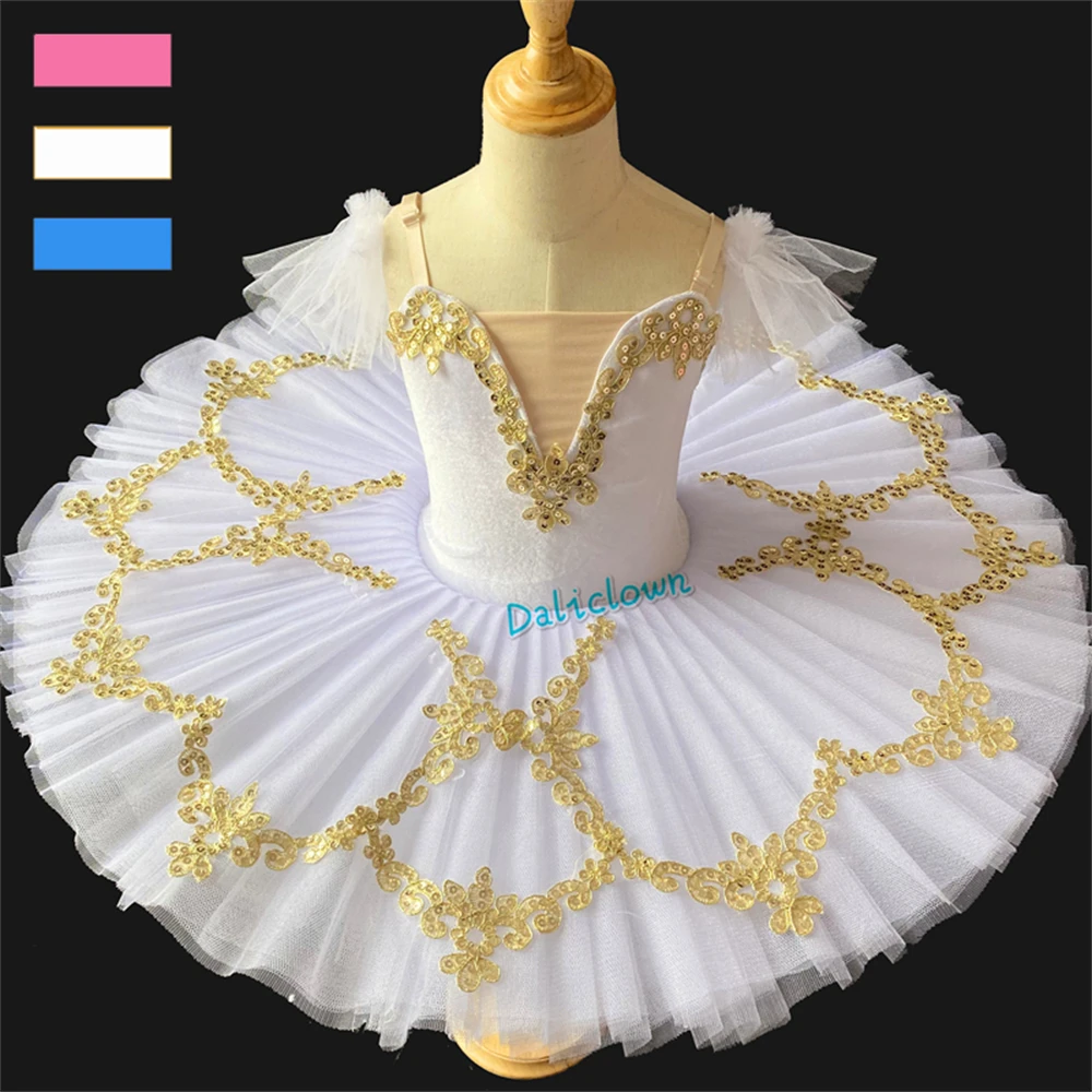 Ballet Tutu Professional Women Girls Ballet Dress Kids Adult Pancake Tutu Ballerina Princess Birthday Party Dress Costume ballet dress girls dance costumes tutu skirt