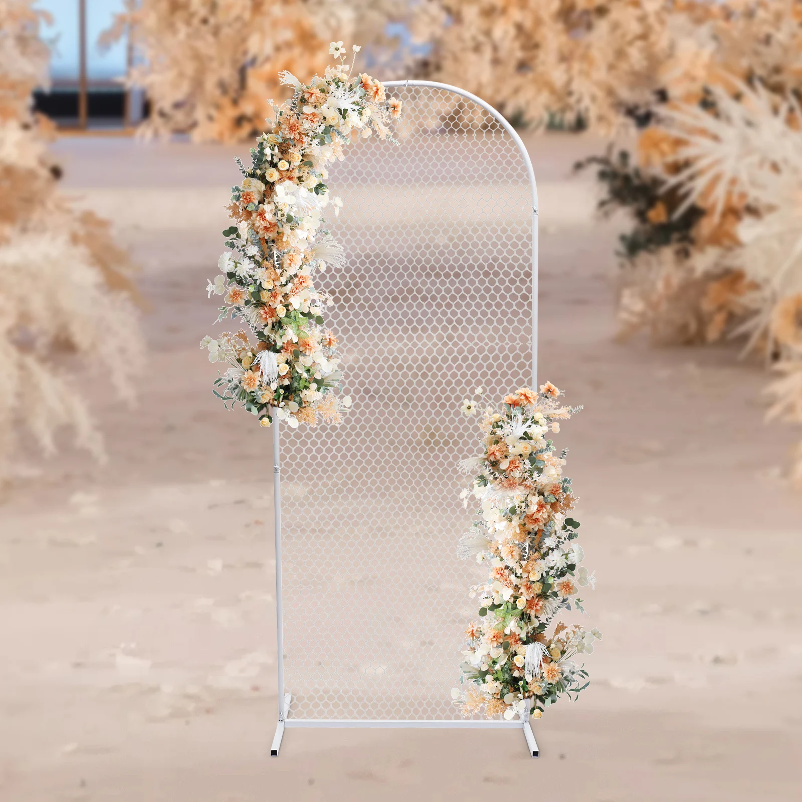 Metal Wedding Arch Rack Balloon Flower Backdrop Stand Birthday Party Props Decoration