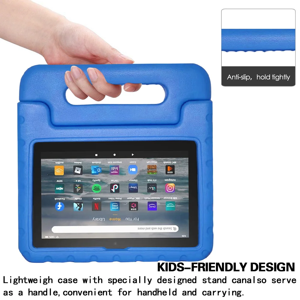 Eva Tablet Case Amazon Kindle Fogo 2023 Mais Suporte Capa de Fogo 5th 7th 9th Crianças Escudo Protetor Seguro para hd 6th 7th 8th - Imagem 4