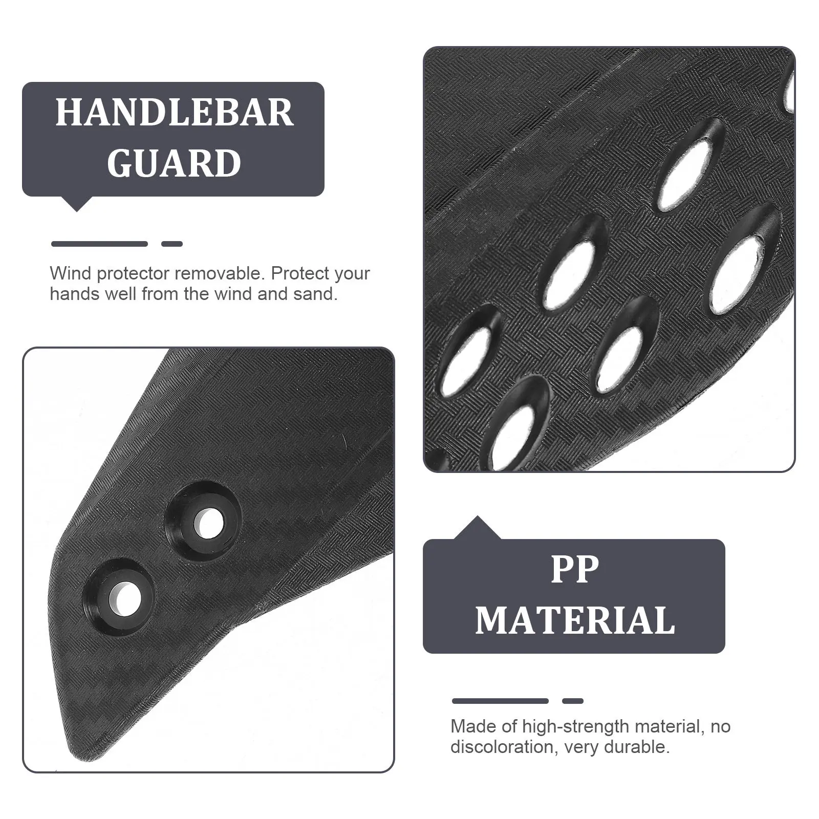 2Pcs 방풍 오토바이 핸드 가드 핸들 바 보호대 이동식 바람막이 손 보호 장비 오토바이 액세서리