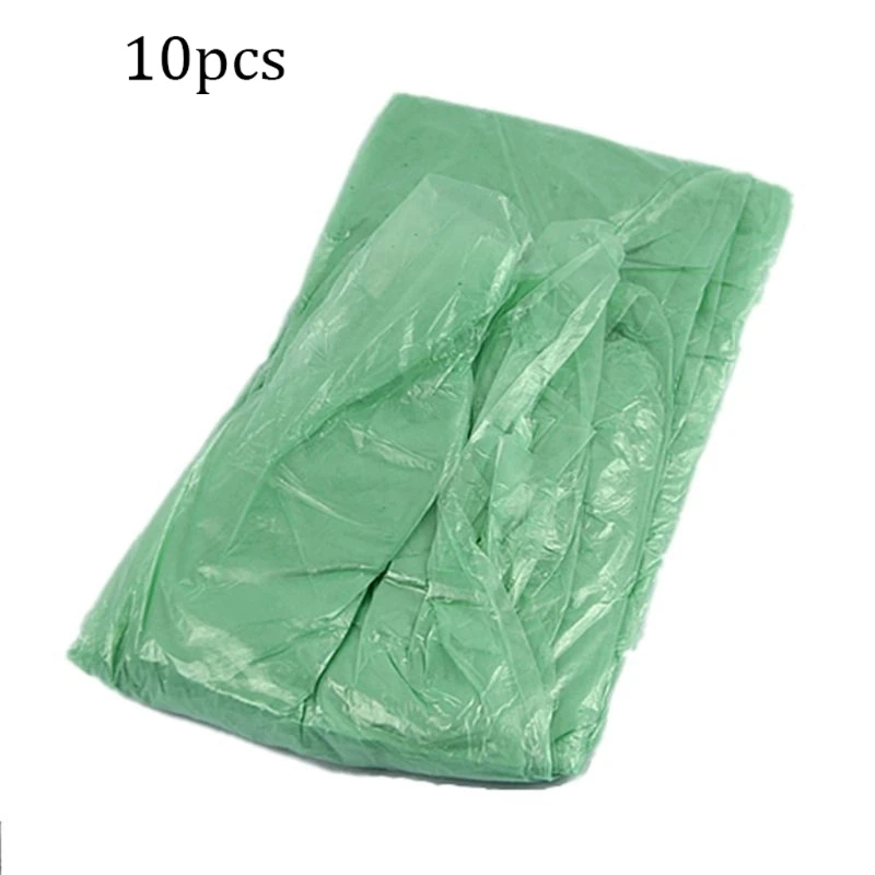 

Portable Women Men Outdoor Waterproof Disposable Camping Hiking Hooded Ponchos Transparent Plastic Rain Cover