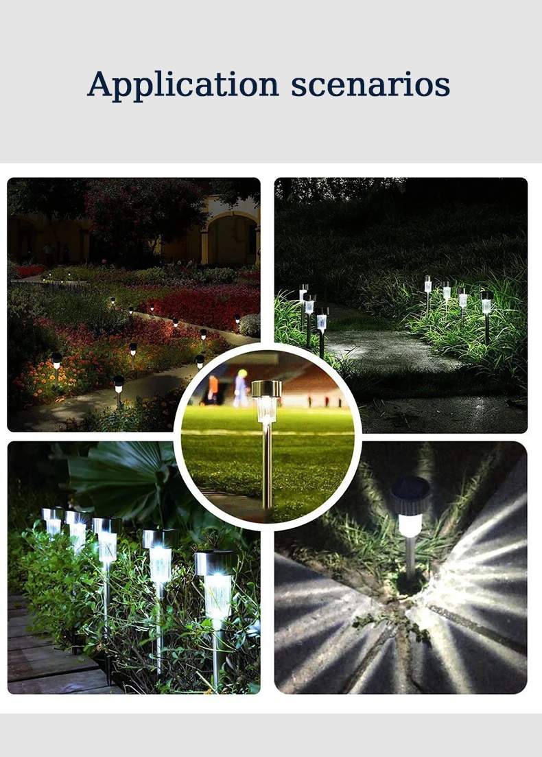 Description Picture 6 of itemOutdoor Solar Led Garden Light Home Garden Path Waterpro of Outdoor Courtyard Lawn Terrace Decoration Light Decoration for Patio