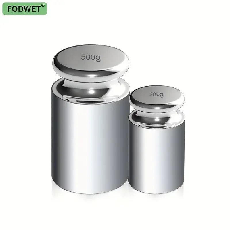 Precision Stainless Steel Calibration Weights Set - Chrome-Plated, Household and Professional Use