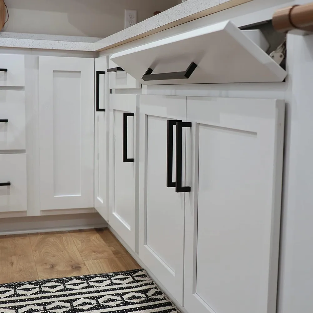 Black Cabinet Pulls Square Kitchen Cabinet Handles Matte Drawer Pulls Modern for Kitchen Cabinets,furniture handles,kitchen door handles