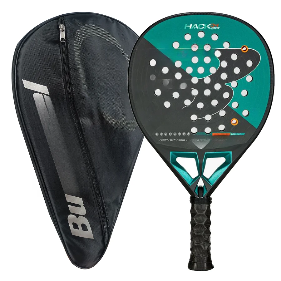 Padel Racket Carbon Fiber Surface EVA Memory Flex Foam Core