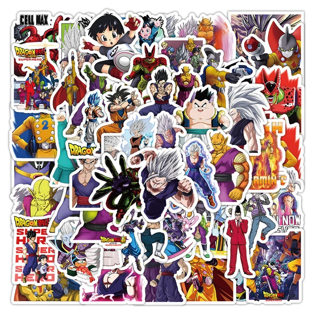 Dragon Ball Sticker Super Sayajin 4 Goku Hero Anime Decal Phone Guitar  Laptop