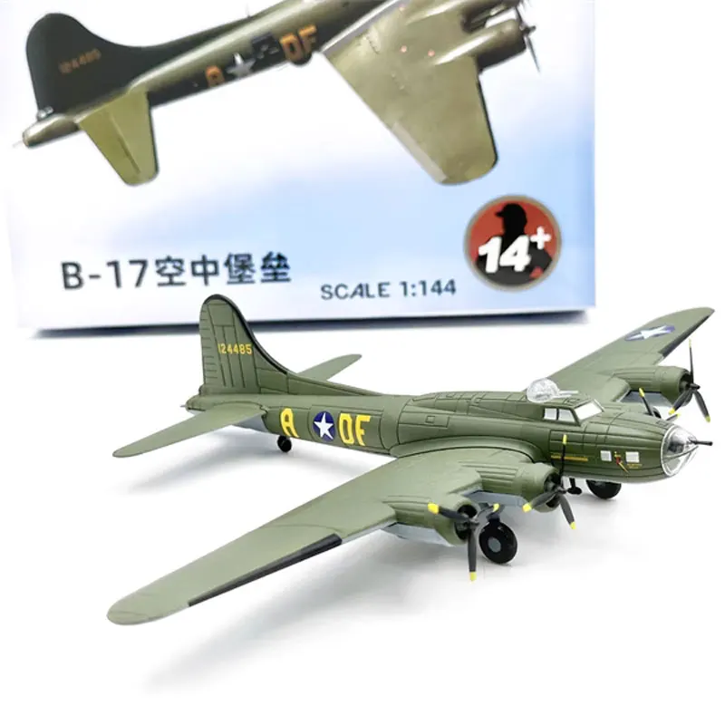 1/144 World War II US B17 bomber military fighter Model